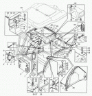 822-6707400 Панель потолка левая МТЗ РУП